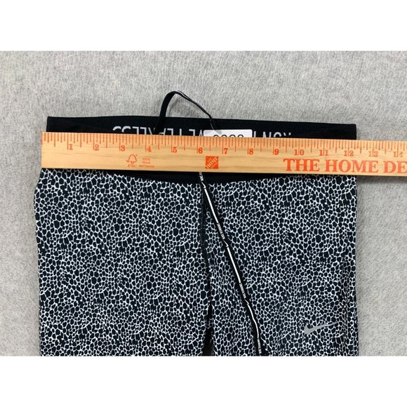 Nike Compression Leopard Print Full Length Running Tights‎ (Women's Small) Black - Picture 6 of 12